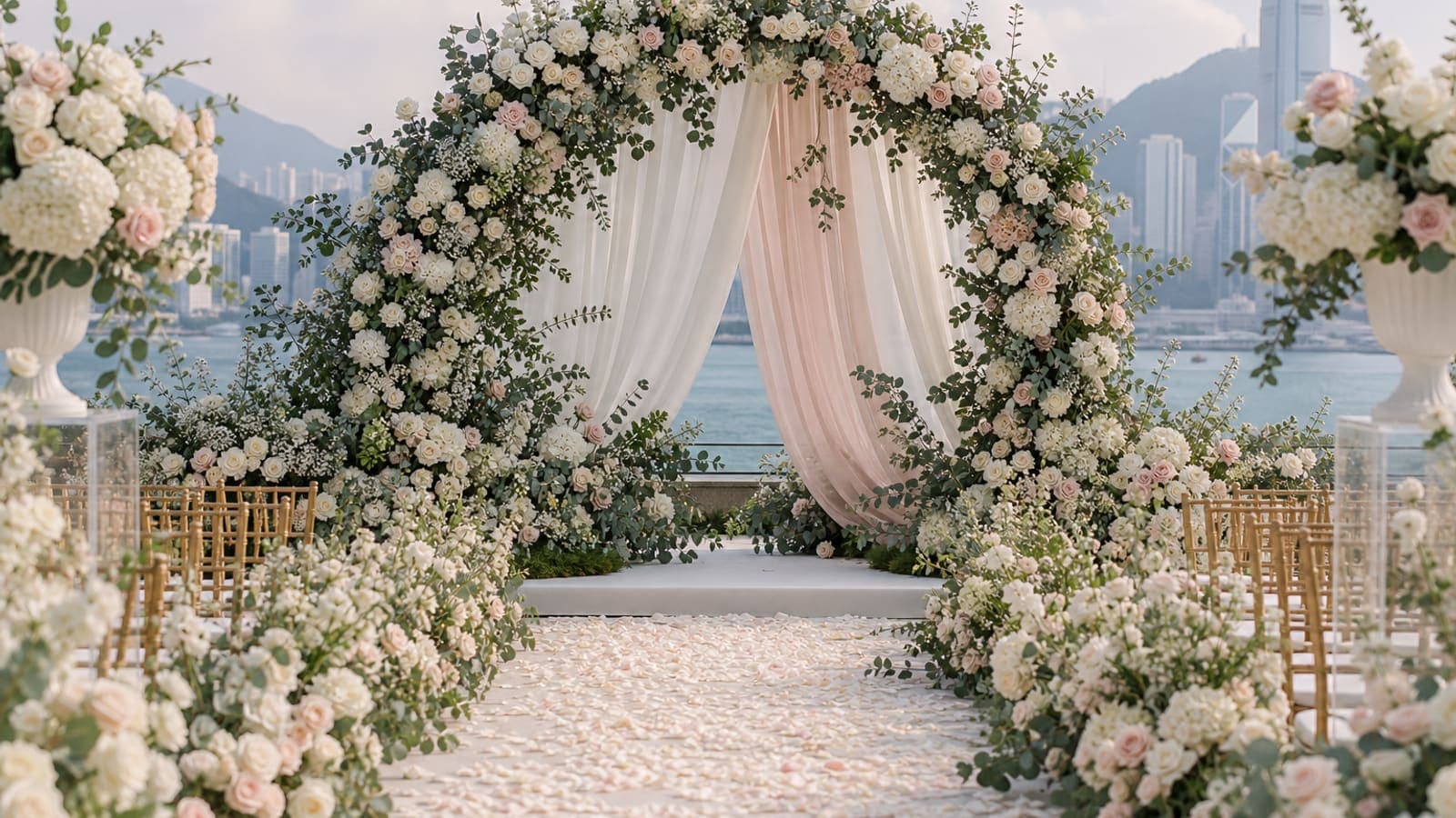 Wedding floral backdrop — style reference 1 | Mixberry Moments Hong Kong