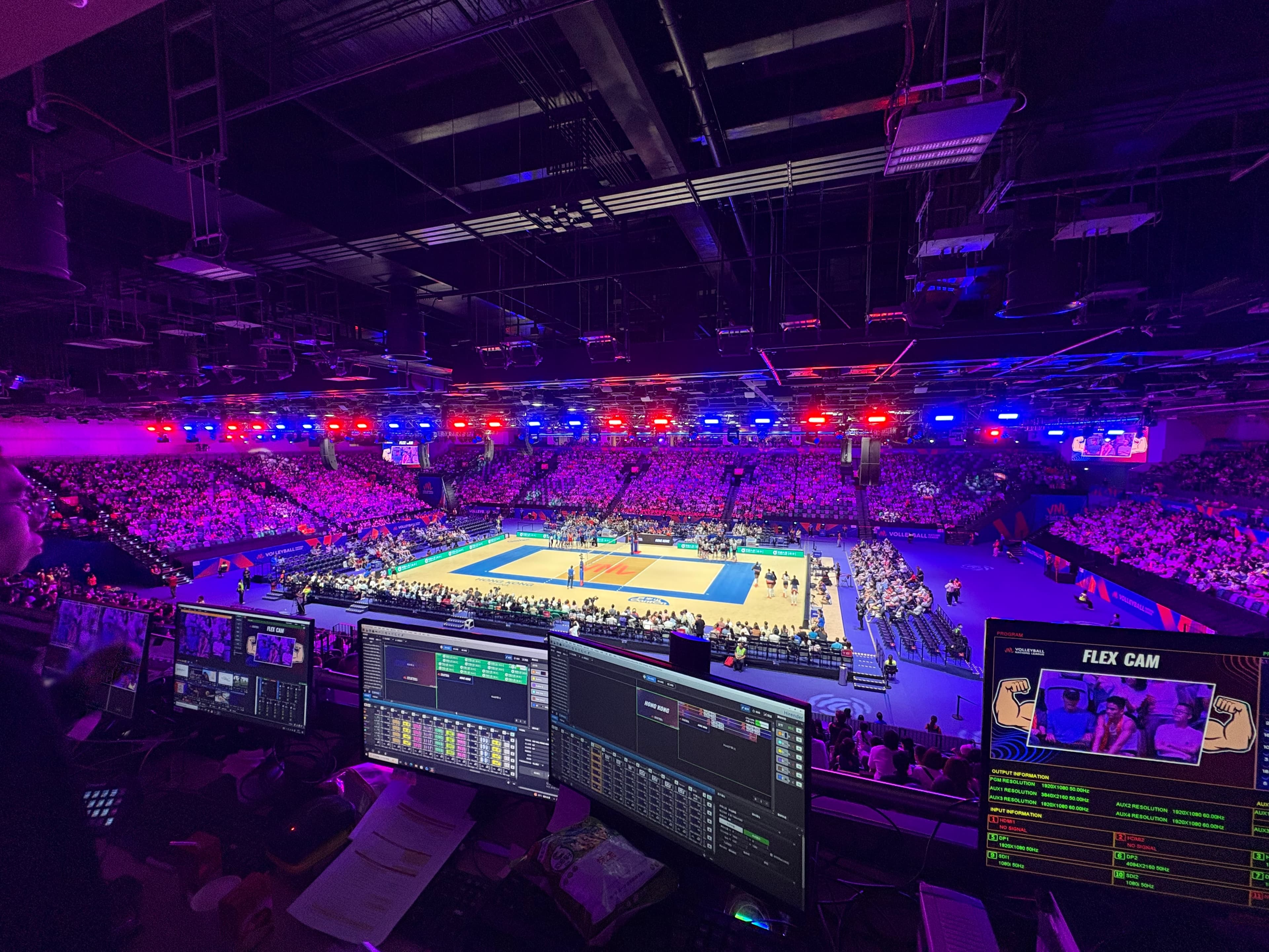 VNL Hong Kong 2026 — Video system · LED wall · Fans cam | Mixberry Atelier Hong Kong