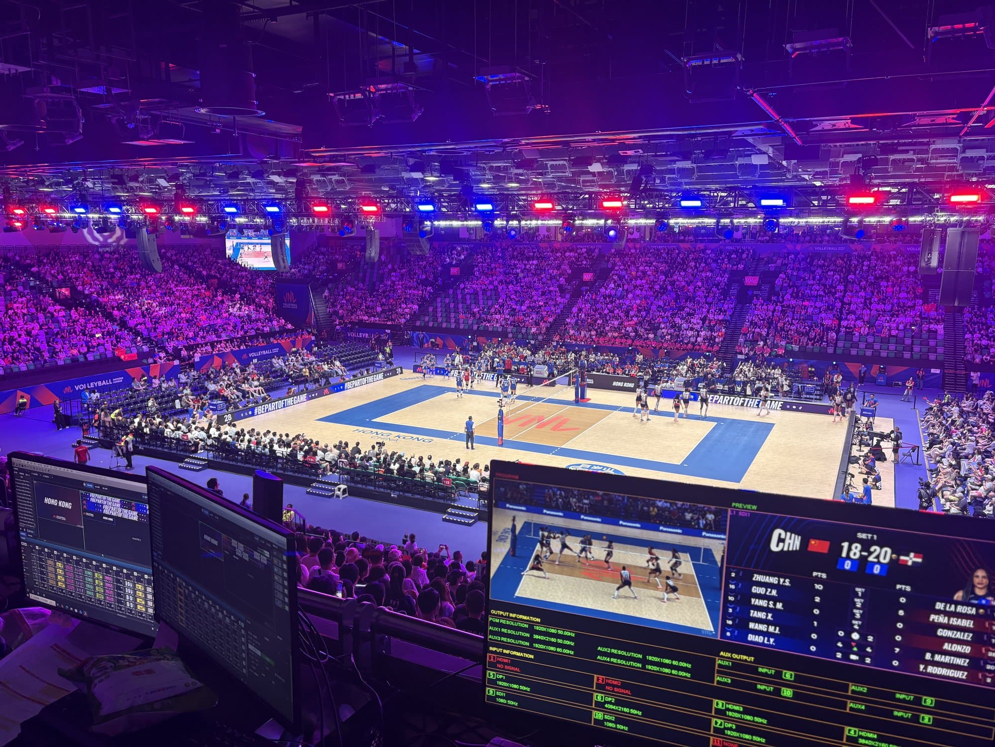 VNL Hong Kong 2026 — Video system · LED wall · Fans cam photo 4 | Mixberry Atelier