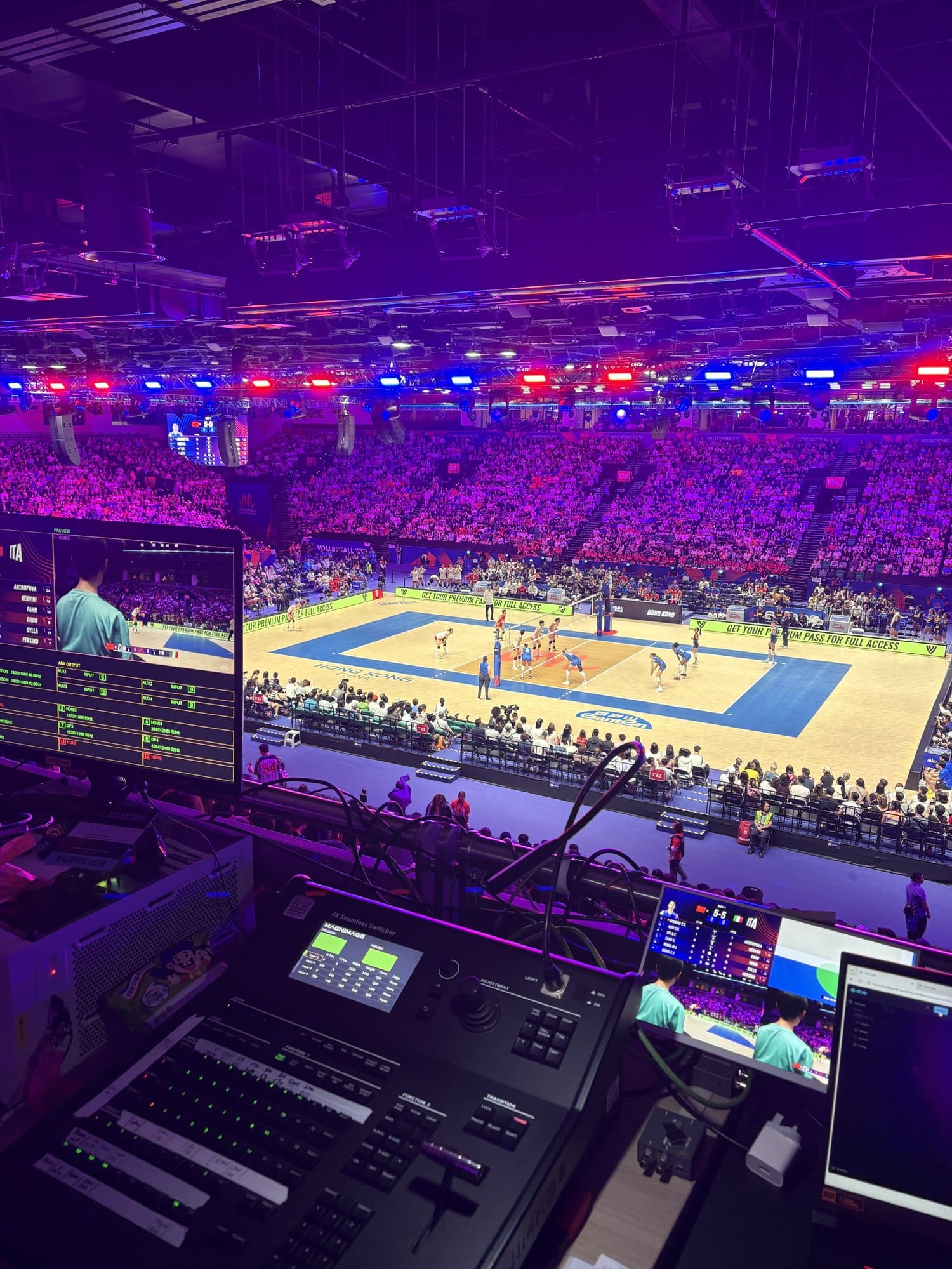 VNL Hong Kong 2026 — Video system · LED wall · Fans cam photo 8 | Mixberry Atelier
